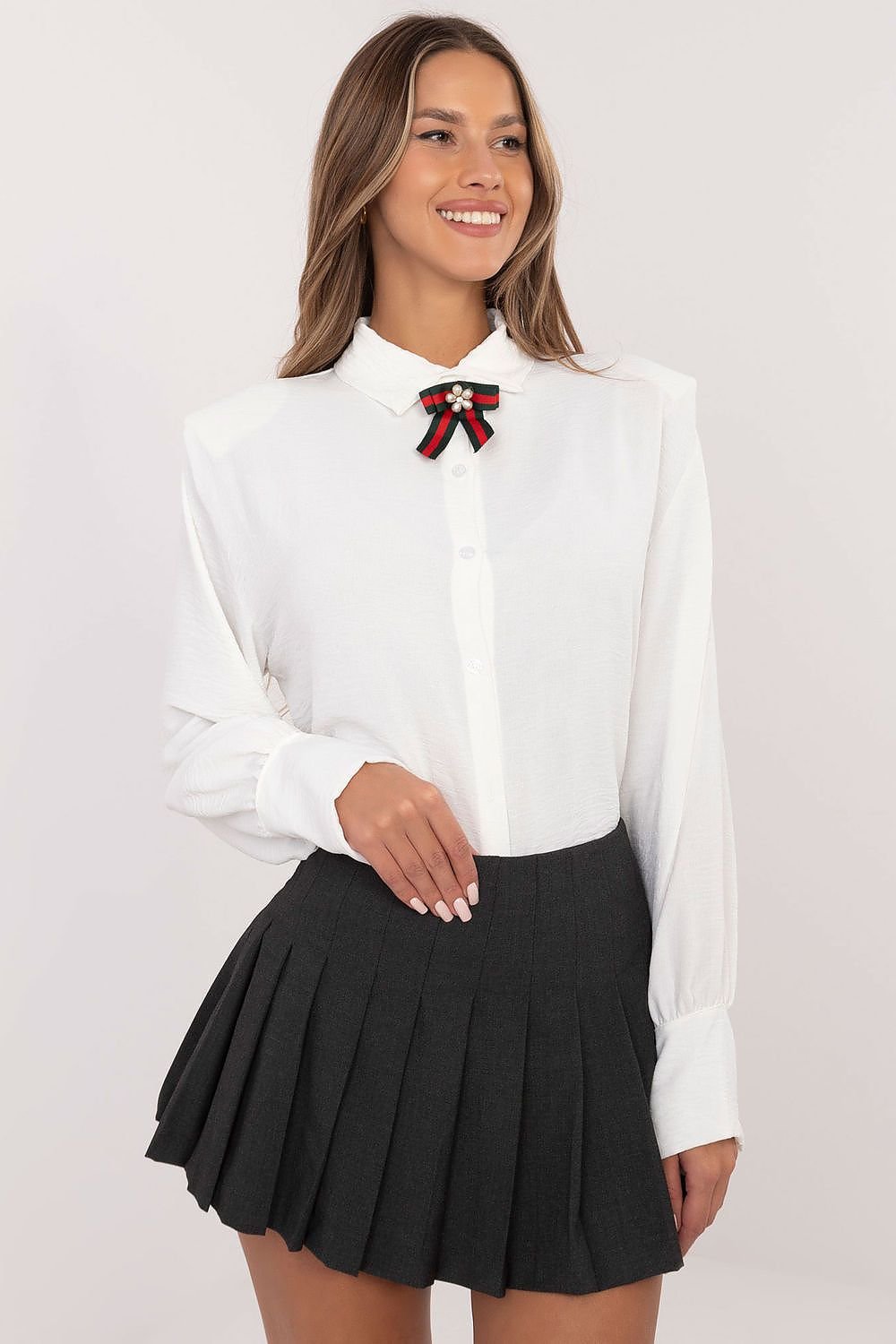 Button Up Classic Long Sleeve Shirt White