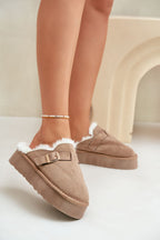 Insulated Platform Slippers