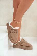 Insulated Platform Slippers