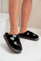 Love Bow Fur Comfort Slippers