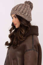 Beanie Pom Rhinestone Hat