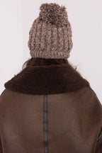 Beanie Pom Rhinestone Hat
