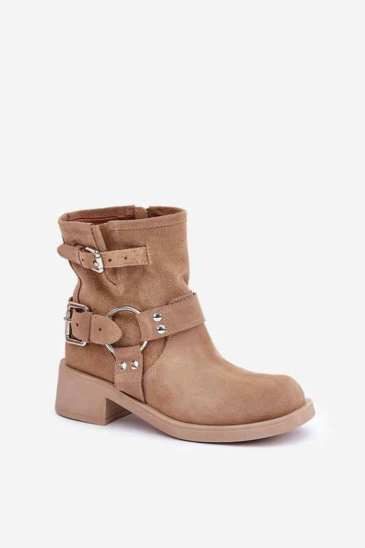 Ankle Boots with Buckles