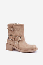 Ankle Boots with Buckles