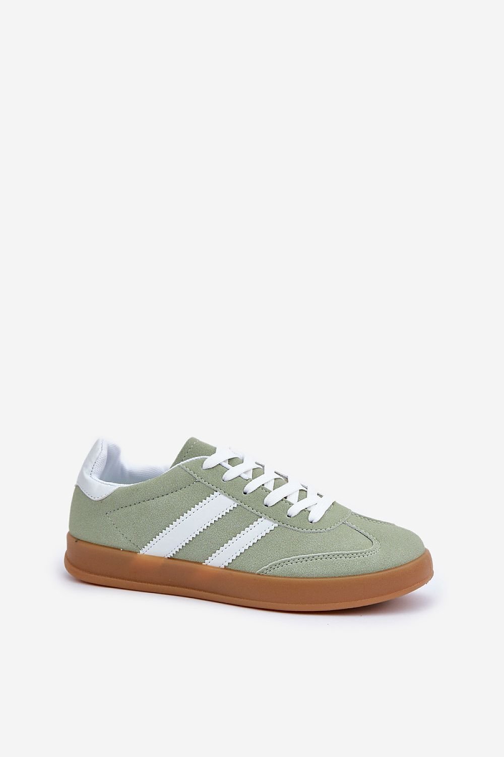 Eco-Suede Athletic Shoes Pale Green