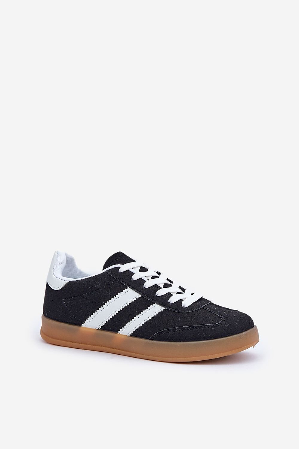 Eco-Suede Athletic Shoes Black