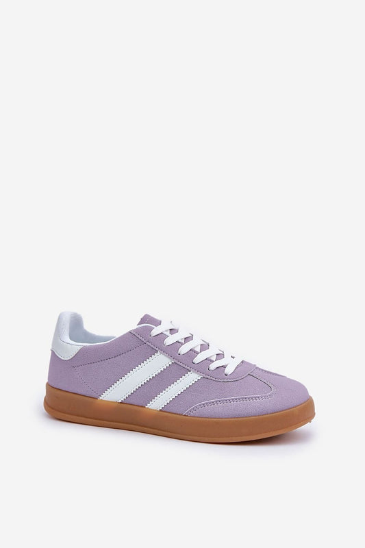 Eco-Suede Athletic Shoes Violet