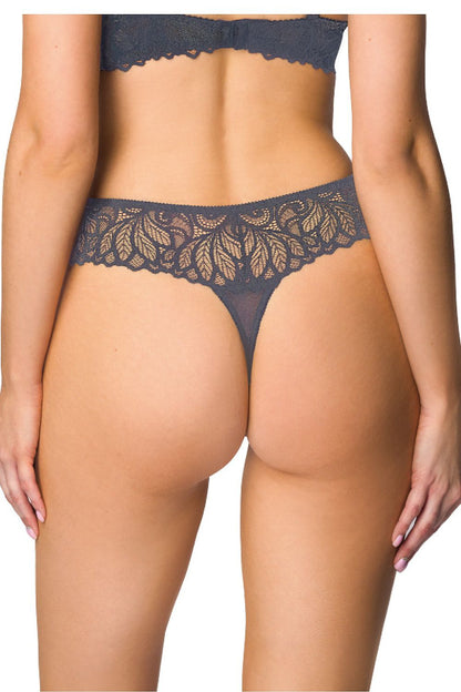 Grey Nerine T-Back Thongs