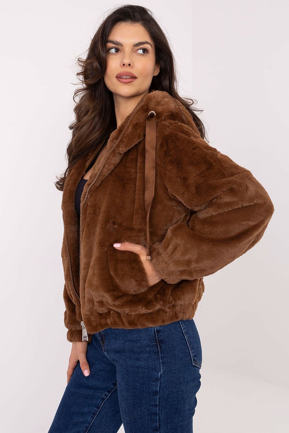 Teddy Bear Fur Jacket