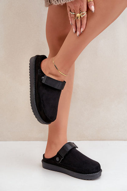 Velcro Buckle Slippers