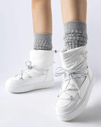 White Snow Boots