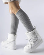 White Snow Boots