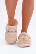Just For You Fur Slippers