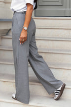 Classic Trousers with Elastic Waistband