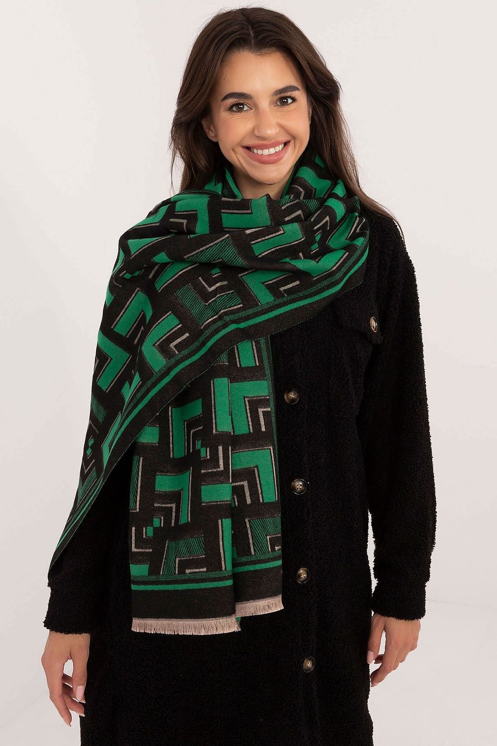 Geometric Pattern Shawl