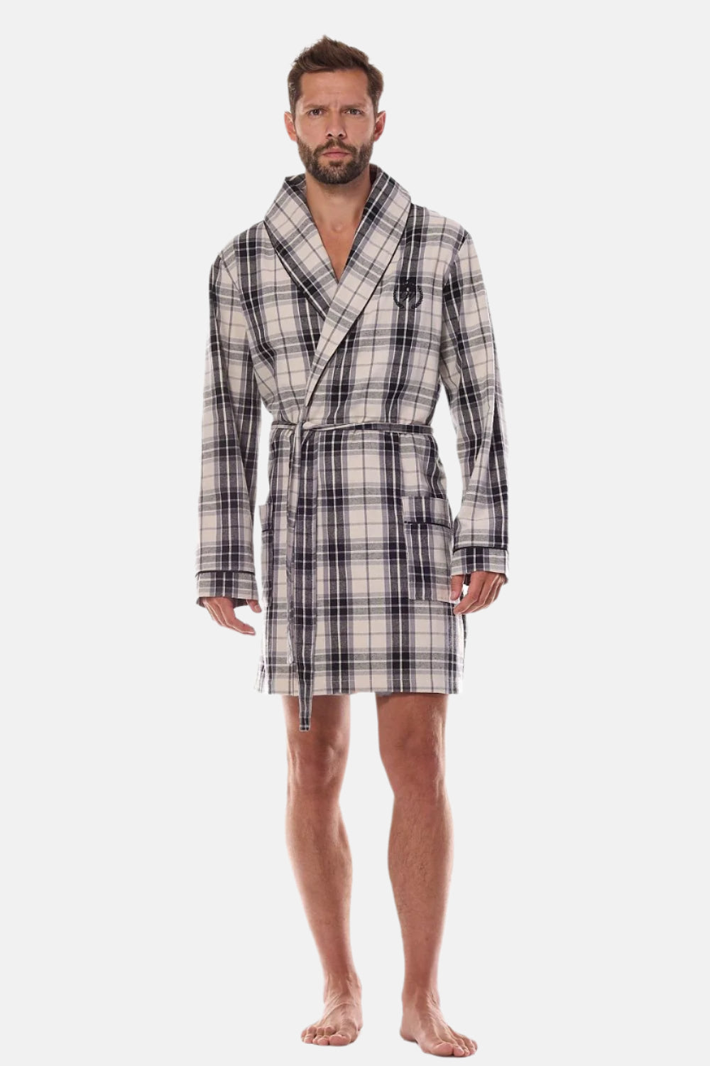 Checkered Bathrobe