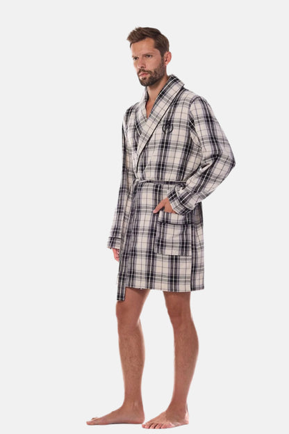 Checkered Bathrobe