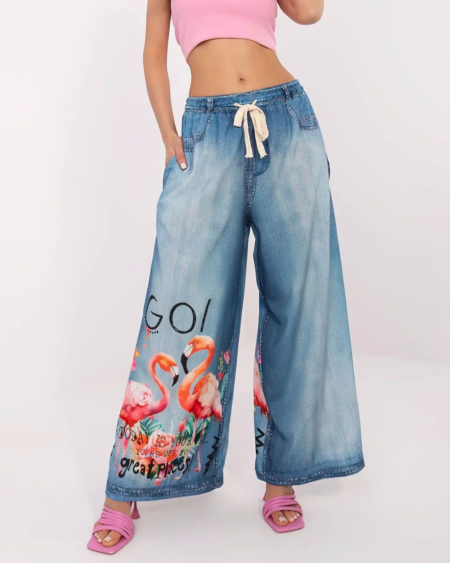  Women trousers model 210027 Italy Moda 