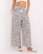 Wide Leg Women's Summer Trousers