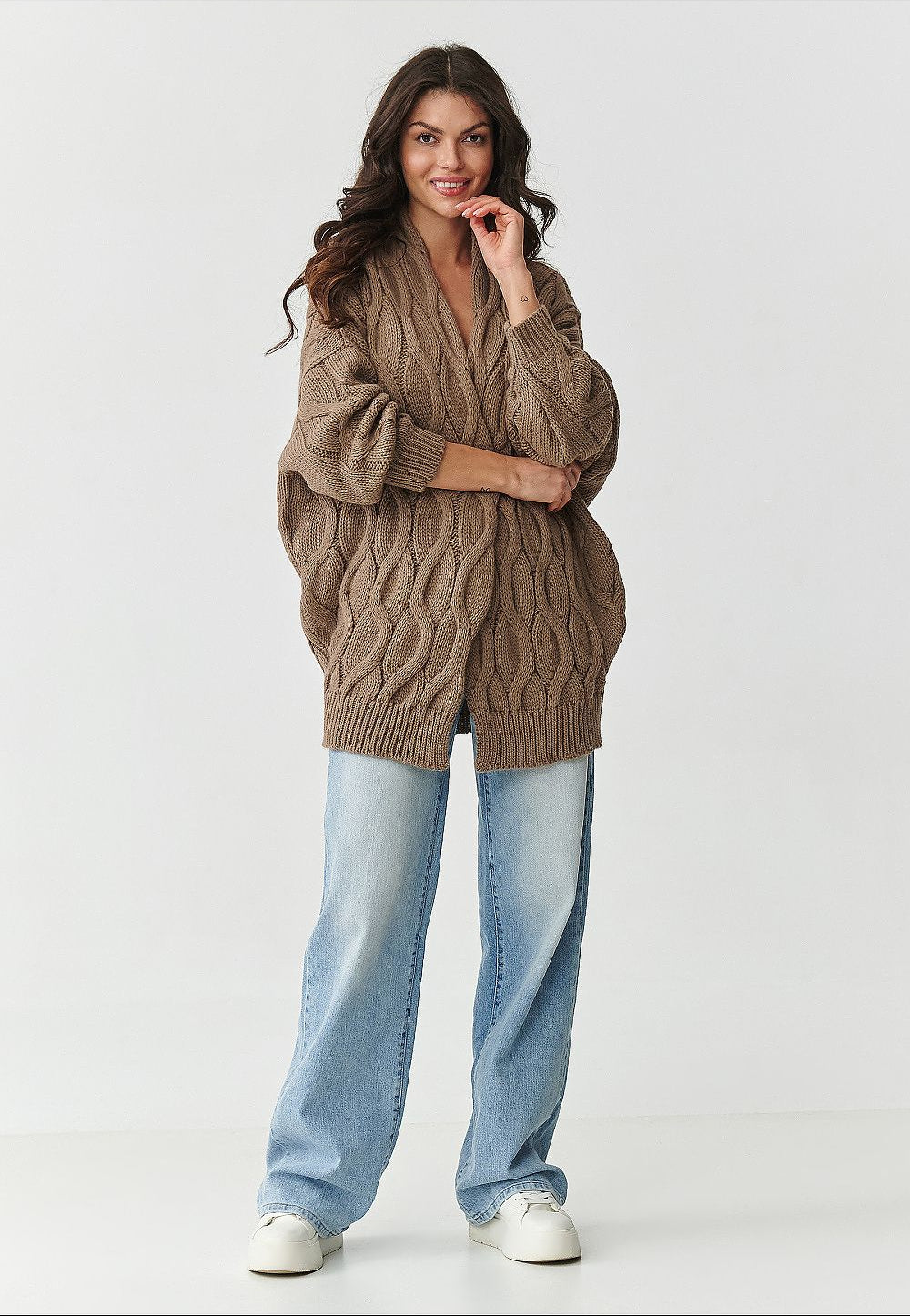  Cardigan model 217408 Makadamia 