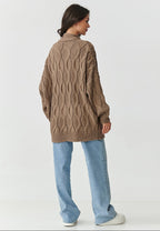  Cardigan model 217408 Makadamia 