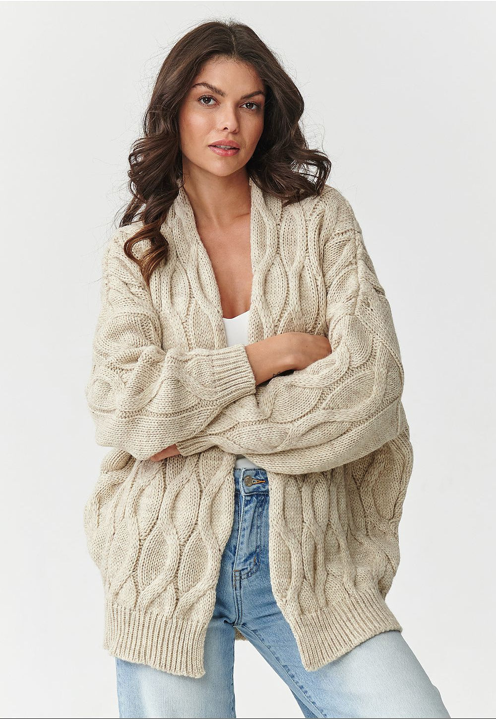  Cardigan model 217409 Makadamia 