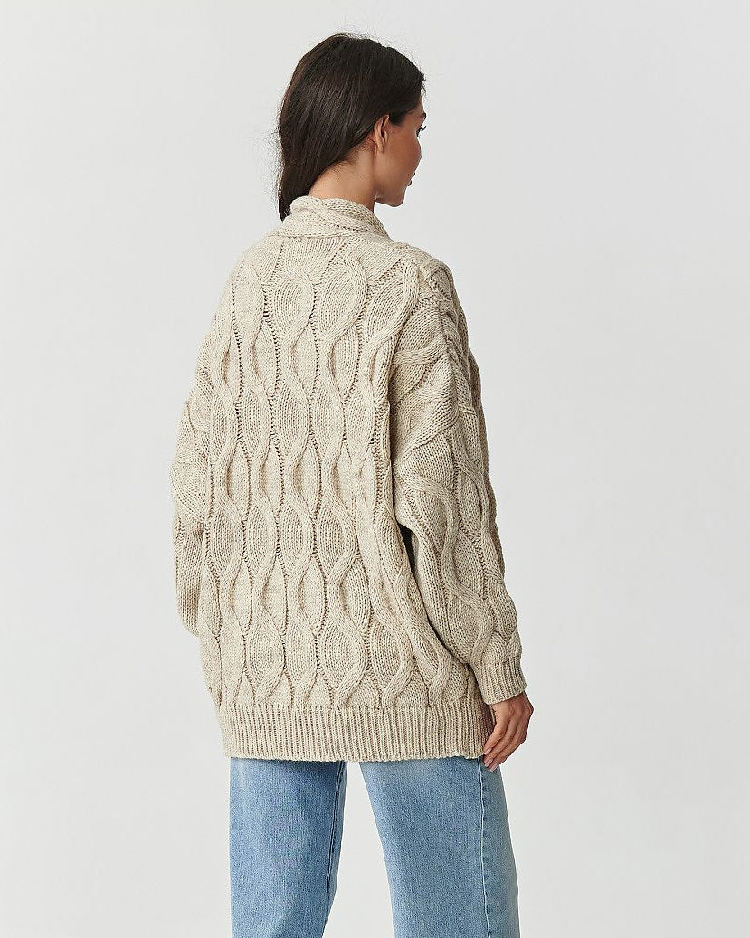  Cardigan model 217409 Makadamia 