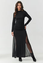  Long dress model 218109 Makadamia 