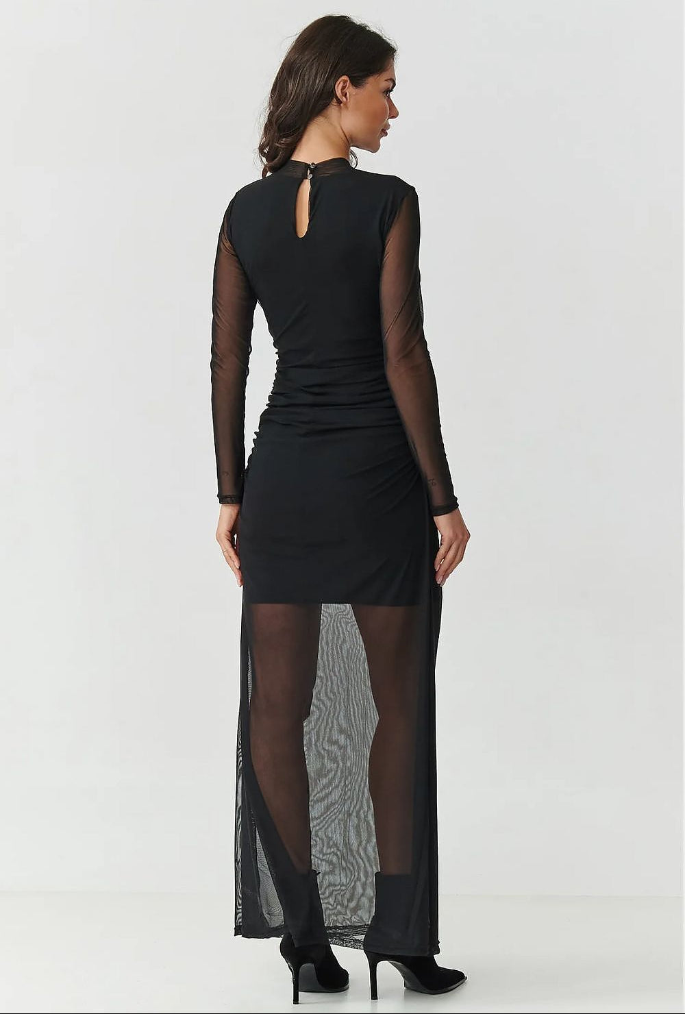  Evening dress model 219536 Makadamia 