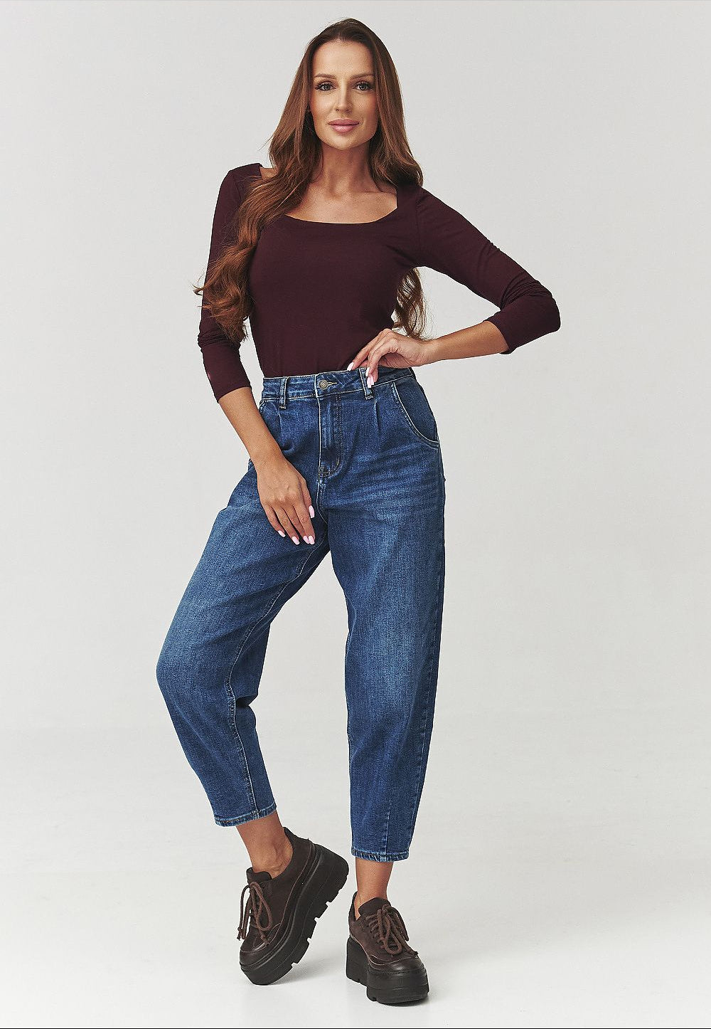  Jeans model 219723 Makadamia 