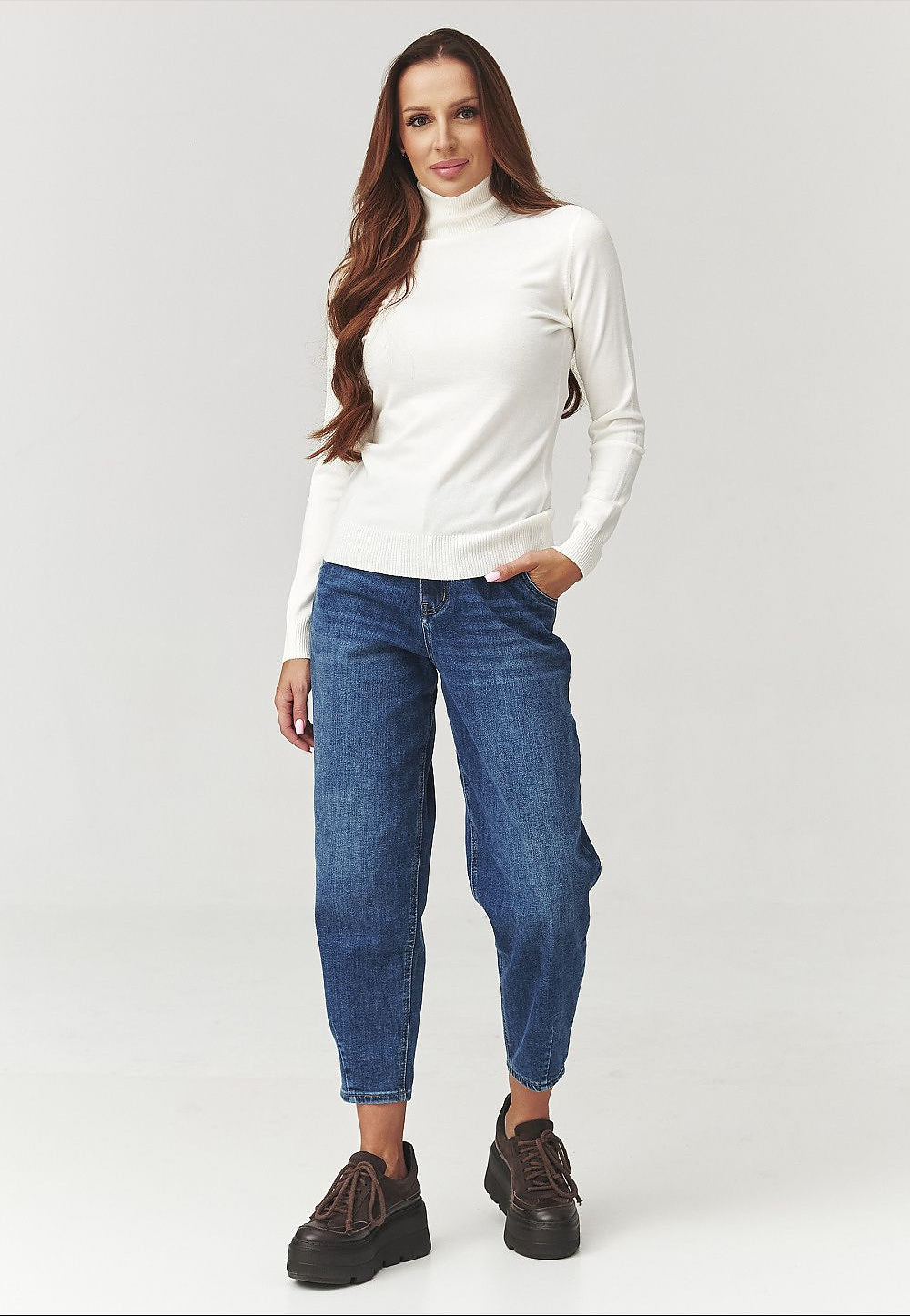 Jeans model 219723 Makadamia 