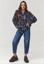  Long sleeve shirt model 219728 Makadamia 
