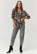  Long sleeve shirt model 219729 Makadamia 