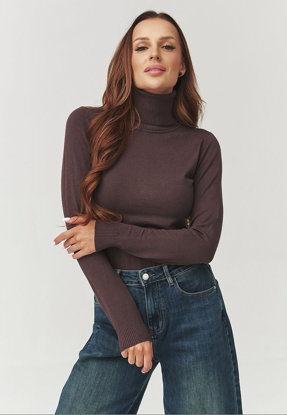  Turtleneck model 219742 Makadamia 