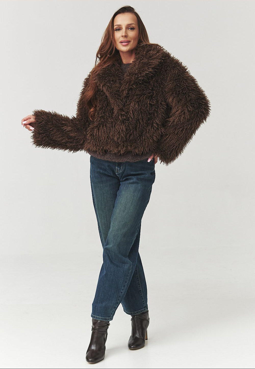  Jacket model 219749 Makadamia 