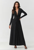  Long dress model 220464 Makadamia 