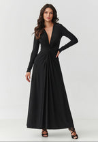  Long dress model 220464 Makadamia 