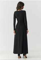  Long dress model 220464 Makadamia 
