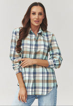  Long sleeve shirt model 223228 Makadamia 