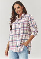  Long sleeve shirt model 223230 Makadamia 