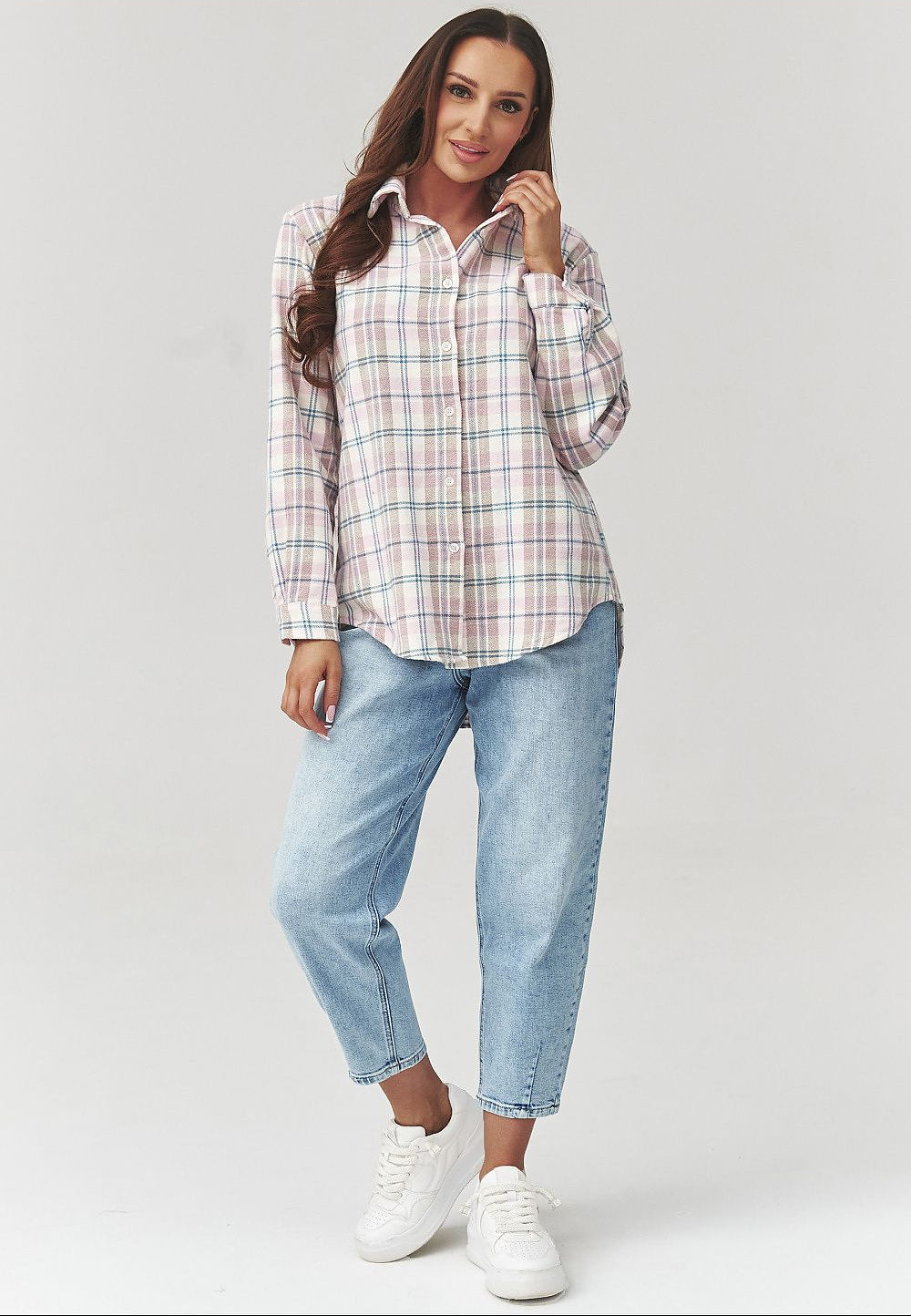  Long sleeve shirt model 223232 Makadamia 