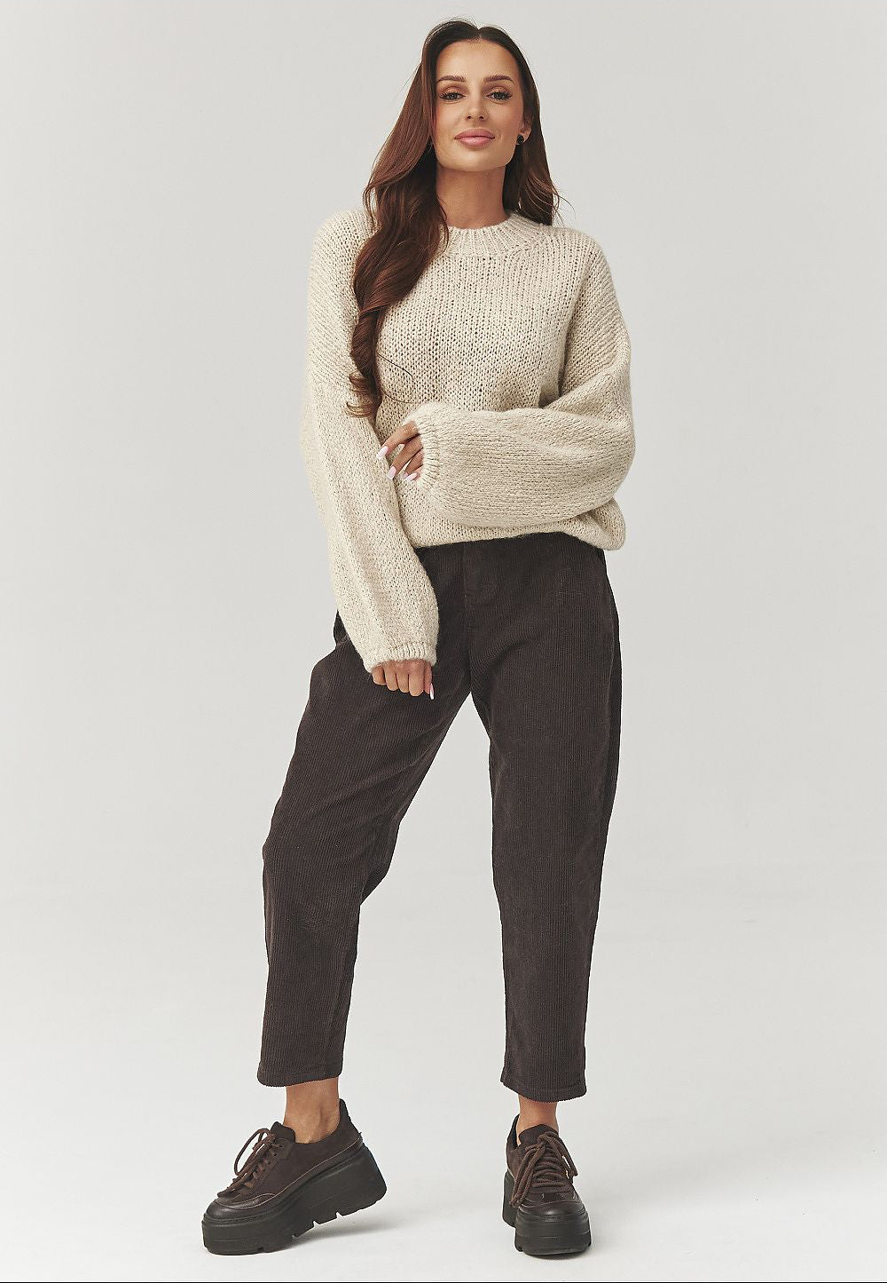  Jumper model 223237 Makadamia 