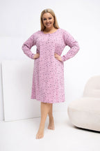  Plus Size Nightgown model 223303 Forever Pink 