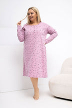  Plus Size Nightgown model 223303 Forever Pink 