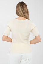  Short sleeve sweater model 223991 Factory Price 