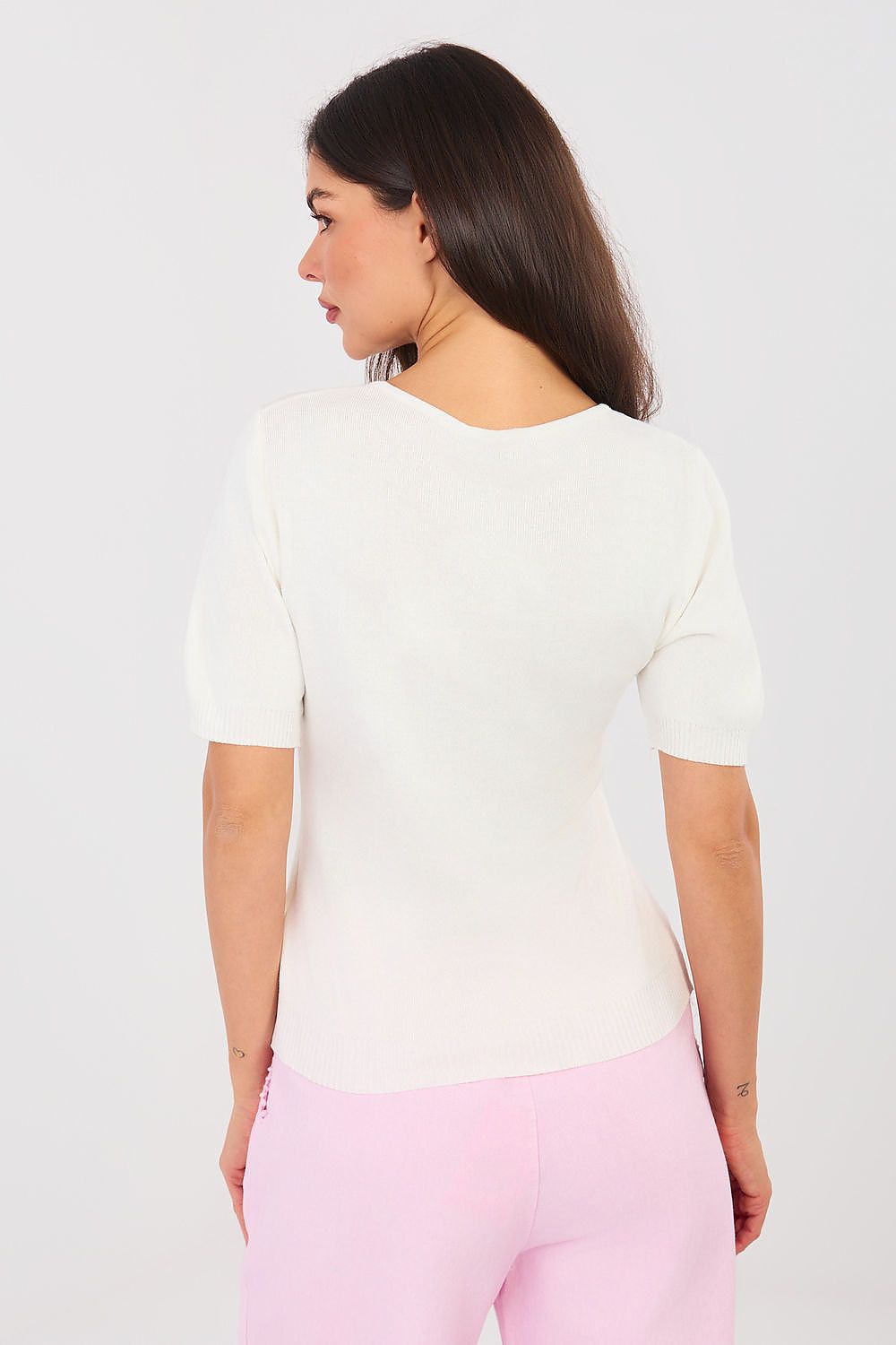  Short sleeve sweater model 223994 Factory Price 