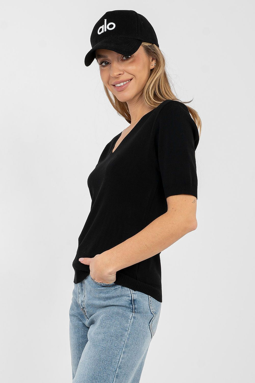  Short sleeve sweater model 223999 Factory Price 