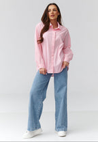  Long sleeve shirt model 224100 Makadamia 