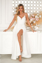  Long dress model 224296 Bicotone 