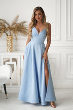  Long dress model 224298 Bicotone 